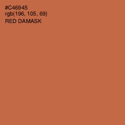 #C46945 - Red Damask Color Image